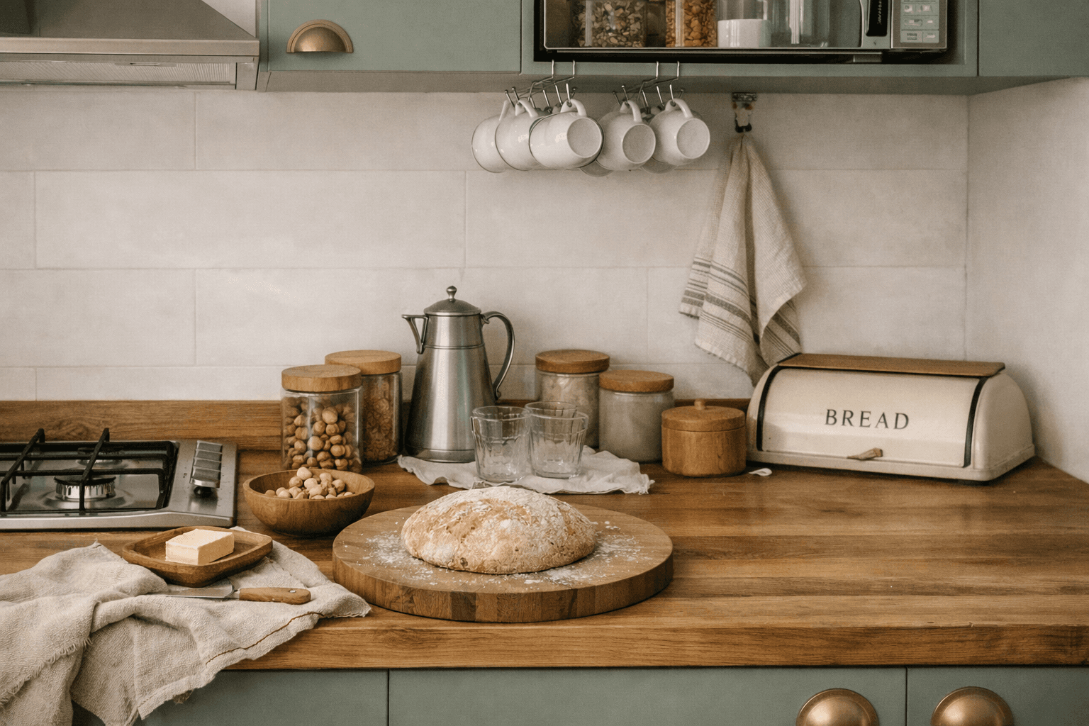 A cosy Nordic kitchen